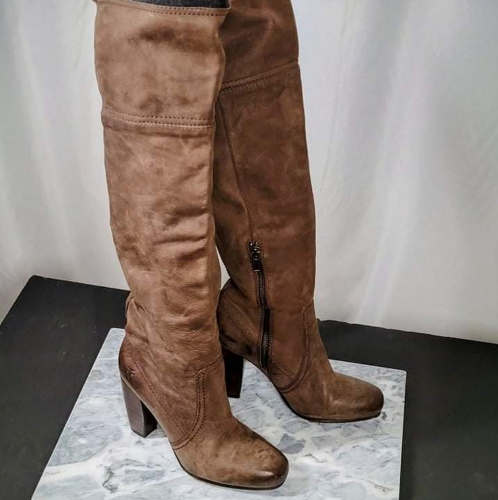 Frye Knee High Leather Boots
